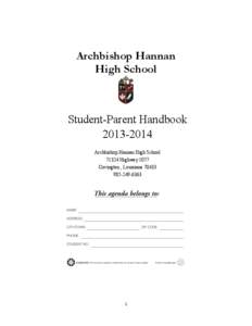   	
   Archbishop Hannan High School