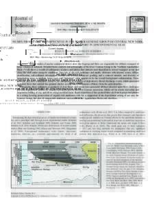 Journal of Sedimentary Research, 2014, v. 84, 866–874 Current Ripples DOI: http://dx.doi.orgjsrMUDDY PRODELTAIC HYPERPYCNITES IN THE LOWER GENESEE GROUP OF CENTRAL NEW YORK, USA: IMPLICATIONS FOR MUD 