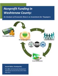 Nonprofit Funding in Washtenaw County: An Analysis of Economic Return on Investment for Taxpayers Second Edition, Developed By: The Office of Community Development