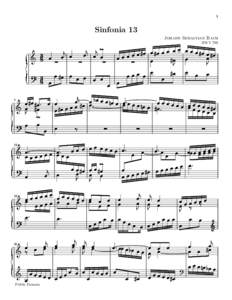 1  Sinfonia 13 Johann Sebastian Bach  
