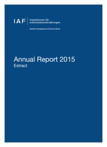Annual report 0653_Omslag 4 sid AGE Sida 2  Annual Report 2015 Extract  Table of Contents