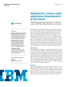 IBM Global Technology Services Case Study Computer Services  Alphinat Inc. moves rapid