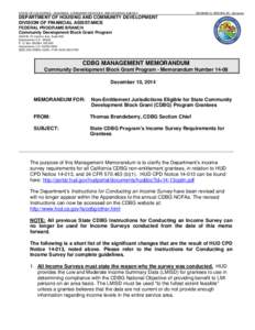 STATE OF CALIFORNIA - BUSINESS, CONSUMER SERVICES, AND HOUSING AGENCY  EDMUND G. BROWN JR., Governor DEPARTMENT OF HOUSING AND COMMUNITY DEVELOPMENT DIVISION OF FINANCIAL ASSISTANCE