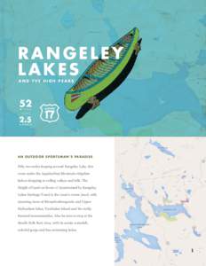Saddleback Mountain / Rangeley Lake / Appalachian Trail / Northern Forest Canoe Trail / Rangeley /  Maine / Phillips and Rangeley Railroad / Geography of the United States / United States / Saddleback Maine