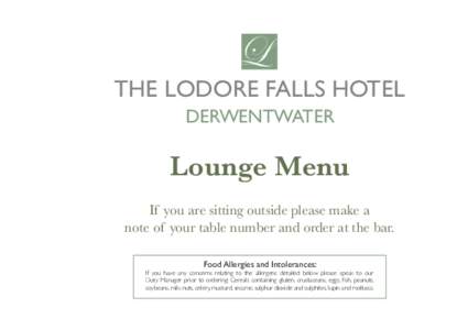 THE LODORE FALLS HOTEL BORROWDALE, KESWICK, CUMBRIA CA12 5UX DERWENTWATER[removed]www.lakedistricthotels.net/lodorefalls