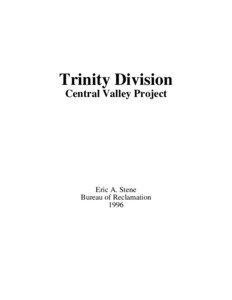 CVP TRINITY RIVER DIV. D5