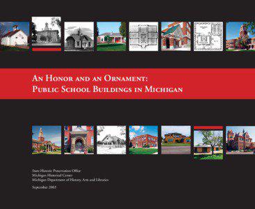 One-room school / Charter school / University of Michigan / Detroit / Ann Arbor /  Michigan / Architecture / Common school / Adrian Public Schools / Erasmus Hall High School / Geography of Michigan / Michigan / Education