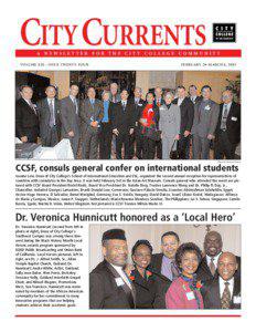 CITY CURRENTS  A NEWSLETTER FOR THE CITY COLLEGE COMMUNITY