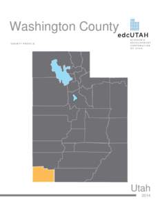 Washington County COUNTY PROFILE Utah 2014