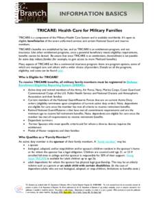 United States / Health / Extended Care Health Option / Military science / Defense Enrollment and Eligibility Reporting System / Military Health System / US Family Health Plan / United States Department of Defense / Healthcare in the United States / TRICARE