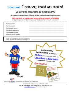 Microsoft Word - Concours nom mascotte