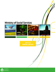 Ministry of Social Services[removed]ANNUAL REPORT  Table of Contents