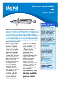 Seafish Responsible Sourcing Guide: Hake 2013