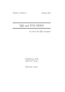 Typesetting / Application software / Donald Knuth / Digital typography / ConTeXt / Device independent file format / Metafont / TUGboat / MetaPost / TeX / Computing / Typography