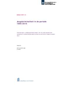 Microsoft Word - Cahier 2011-2_Jeugdcriminaliteitdoc