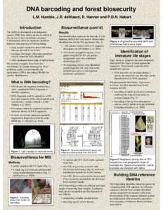 Bioinformatics / Biometrics / DNA barcoding / Consortium for the Barcode of Life / Lymantria / Gypsy moth / Ontario Genomics Institute / Barcode / Moth / Lepidoptera / Lymantriidae / Taxonomy