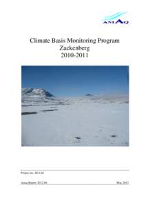 Microsoft Word - ZERO_ClimateBasis Monitoring Program - 2011_V1.docx