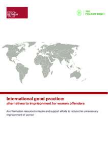 international good practice: alternatives to custody for women offenders