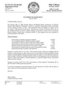 Petition / Initiative / Politics / Democracy / Government / Ohio Senate Bill 5 Voter Referendum /  Issue 2 / Washington Referendum 71 / Elections / Government of Colorado / Secretary of State of Colorado