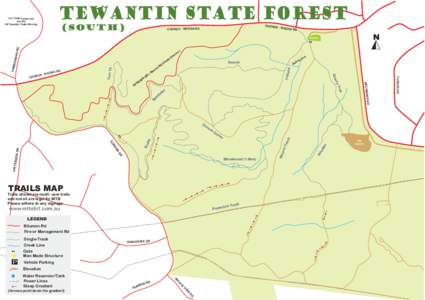 Tewantin State Forest  For Trails further nth see the 08 Tewantin Trails Nth map