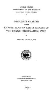 Native American tribes in California / Kanosh /  Utah / Kanosh / Paiute people / Tribal sovereignty in the United States / Latter Day Saint movement / Paiute Indian Tribe of Utah / Utah / Utah War / Western United States