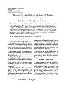 Barbs / Shadegan County / Shadegan / Wetland / Biomass / Jarahi / Overfishing / Khuzestan Province / Stock assessment / Fish / Biology / Fisheries science