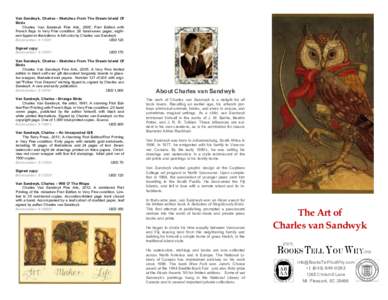 Fine art / Edition / Graphic design / Visual arts / Communication design / Printing / Charles van Sandwyk / Book