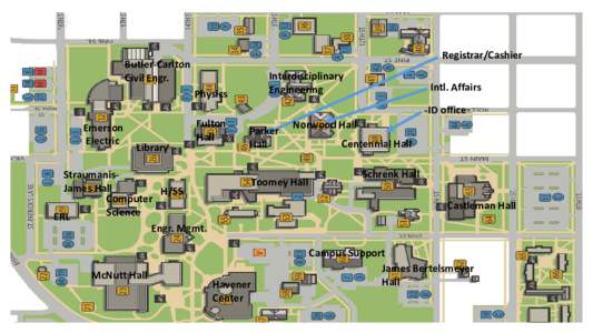 Registrar/Cashier  Butler-Carlton Civil Engr.  Interdisciplinary