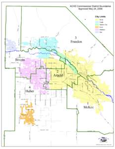 ACHD Commissioner District Boundaries Approved May 24, 2006 City Limits .