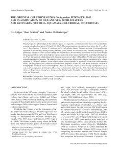 Russian Journal of Herpetology  Vol. 12, No. 1, 2005, pp. 39 – 60