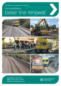 rail revitalisation  belair line renewal December[removed]Demonstration of sleeper laying machine