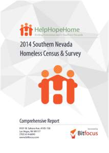 HelpHopeHome  Ending Homelessness in Southern Nevada 2014 Southern Nevada Homeless Census & Survey