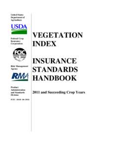 United States Department of Agriculture Federal Crop Insurance