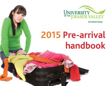 2015 Pre-arrival handbook PRE-ARRIVAL HANDBOOK 2015 STUDY PERMIT
