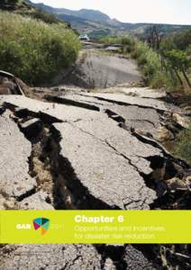 Chapter 6 Opportunities and incentives for disaster risk reduction A public road destroyed by a landslide. Photo: iStockphoto®, © ollrig