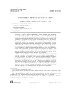 Logical Methods in Computer Science Vol. 7 (3:, pp. 1–38 www.lmcs-online.org Submitted Published