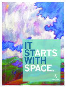 Cover Art: Lupe Rodriguez,“Compostela’’, 1999, Former Artscape Tenant and Board Member.  IT STARTS WITH SPACE.