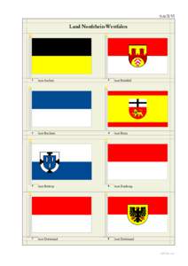 Tafel X/VI  Land Nordrhein-Westfalen 1