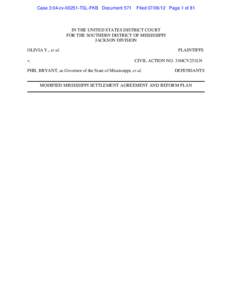 Case 3:04-cv[removed]TSL-FKB Document 571  Filed[removed]Page 1 of 81 IN THE UNITED STATES DISTRICT COURT FOR THE SOUTHERN DISTRICT OF MISSISSIPPI