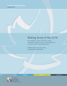 Business / Economy of Canada / Non-tariff barriers to trade / Export / Third country relationships with the European Union / North American Free Trade Agreement / International trade / International relations / Comprehensive Economic and Trade Agreement