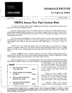 Road transport / National Highway Traffic Safety Administration / Automobile safety / Insurance Institute for Highway Safety / Automotive industry / Head restraint / Seat belt / Toyota vehicle recalls / Event data recorder / Transport / Land transport / Car safety