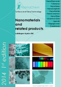 2014 1st edition  PlasmaChem Surface and Nano-Technology  Nanomaterials