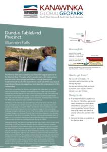 South West Victoria & South East South Australia  Dundas Tableland Precinct: Wannon Falls