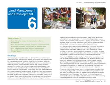 section 6: Land Management and Development   and Management L and Development