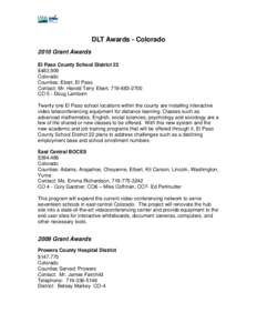 Association of Public and Land-Grant Universities / Board of Cooperative Educational Services / Government of New York / Rural health / Telemedicine / Denver / Outline of Colorado / Index of Colorado-related articles / Colorado counties / Geography of Colorado / Colorado