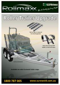 Narrow taper at ramp end for smooth approach. Heavy duty Conveyor Belt Rubber, on deck and ramps.