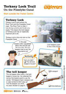 Water transport infrastructure / Foss Dyke / Lincoln /  England / Torksey / Lock / Canal / River Trent / River Witham / Lincolnshire / Geography of England / Counties of England