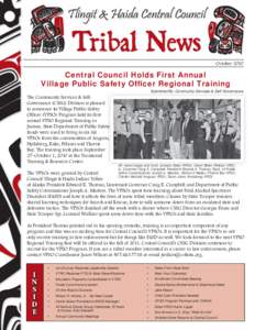 Tlingit & Haida Central Council  Tribal News October 2010