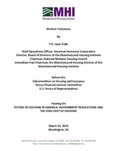 Economy / Finance / Money / Mortgage industry of the United States / Economics / Mortgage / Great Recession in the United States / Systemic risk / United States Department of Housing and Urban Development / Federal Housing Administration / Housing and Economic Recovery Act / Reverse mortgage