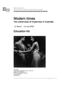 Microsoft Word - draft 2 MODERN TIMES ED KIT.doc